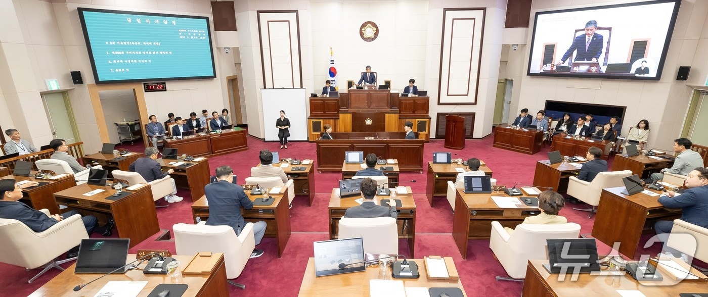 구미시의회 임시회 전경(구미시의회 제공. 재판매 및 DB금지)/뉴스1