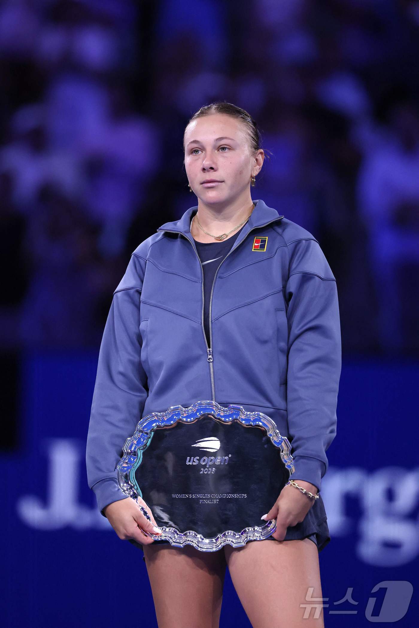 US오픈에서 준우승한 아니시모바.ⓒ AFP=뉴스1