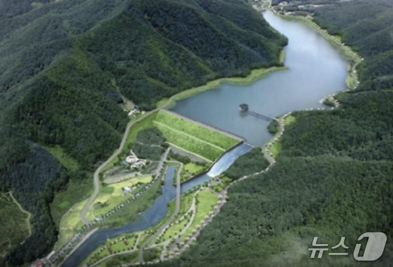 포항시가 건설을 추진하고 있는 항사댐 조감도.(포항시 제공, 재판매 및 DB금지) 2025.9.11/뉴스1