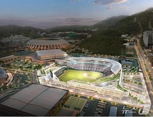사직야구장 재건축 조감도.(부산시 제공. 재판매 및 DB금지)