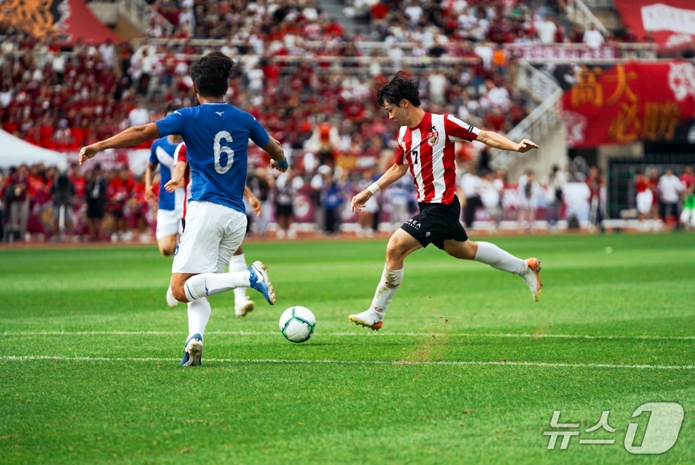 지난해 연고전 축구 경기 현장. (고려대 제공)