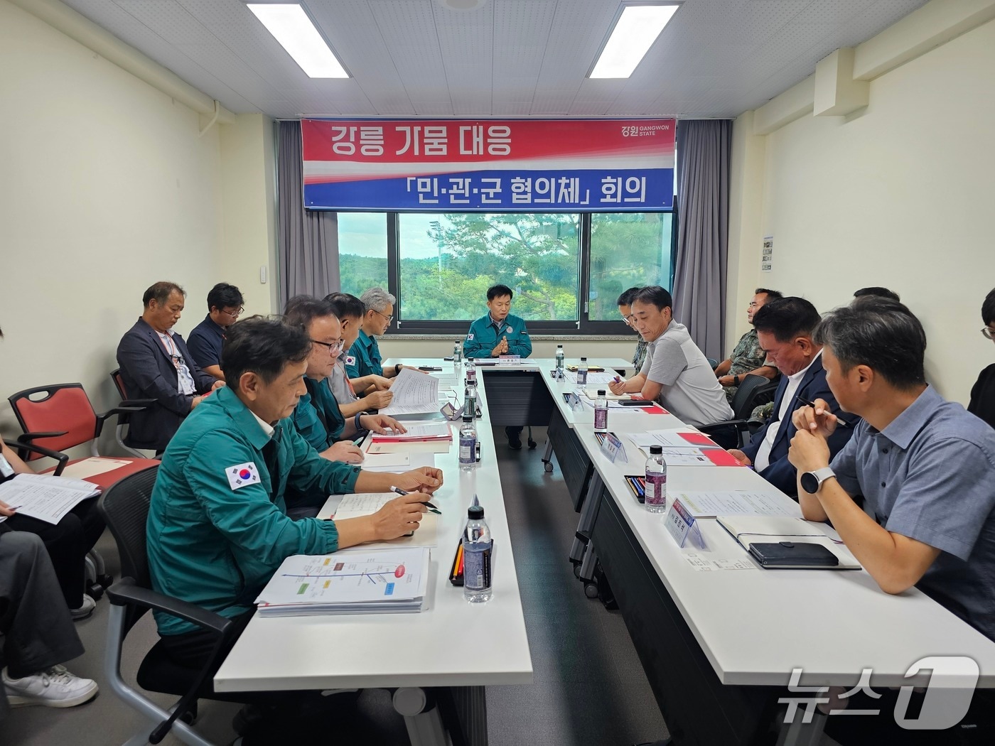 강릉 가뭄 대응 '민·관·군 협의체' 회의.(강원도 제공. 재판매 및 DB금지)/뉴스1