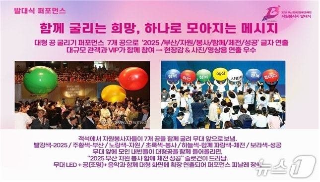 발대식 퍼포먼스.(부산시 제공. 재판매 및 DB금지)