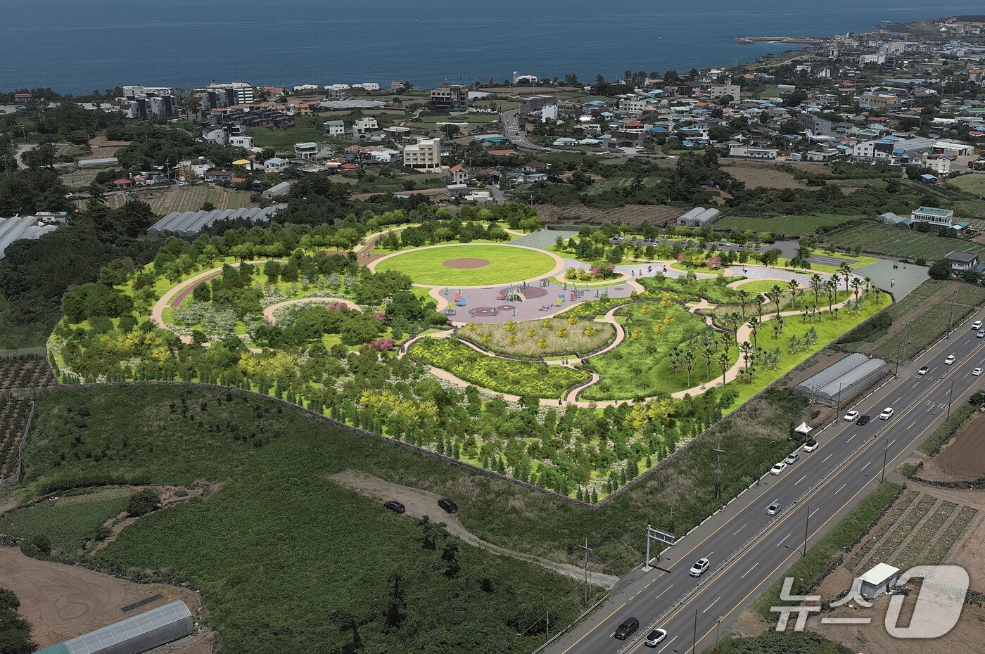 제주시 애월읍 신엄공원 내에 기수대응 도시숲이 조성된다.(제주시 제공. 재판매 및 DB 금지)