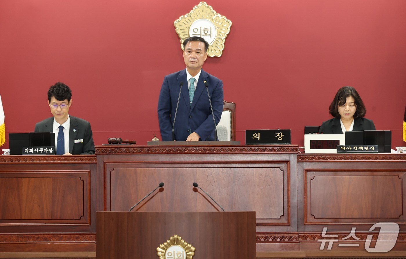 고창군의회 제318회 임시회 사진.&#40;고창군의회 제공. 재판매 및 DB금지&#41;