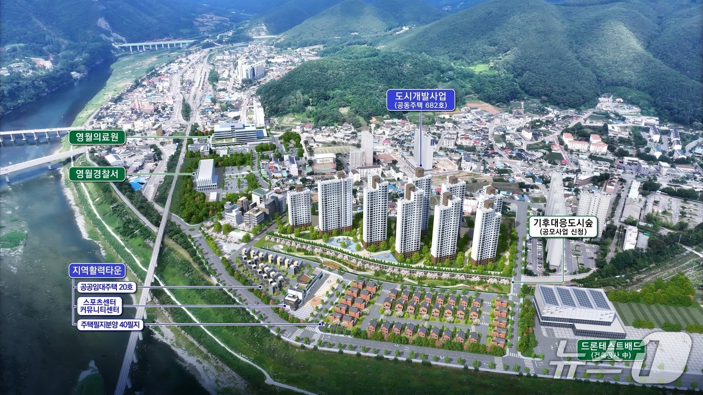 강원 영월군 영월읍 덕포지구 '기후대응변화숲' 조감도. (영월군 제공. 재판매 및 DB금지) 2025.9.21/뉴스1