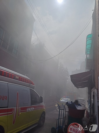 화재 현장(부산중부경찰서 제공. 재판매 및 DB금지) 225.9.21
