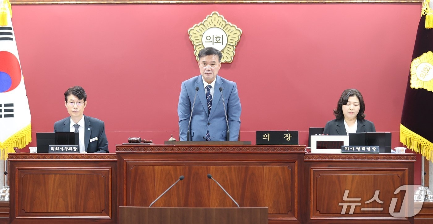 고창군의회 제319회 임시회 사진.&#40;고창군 제공. 재판매 및 DB금지&#41;