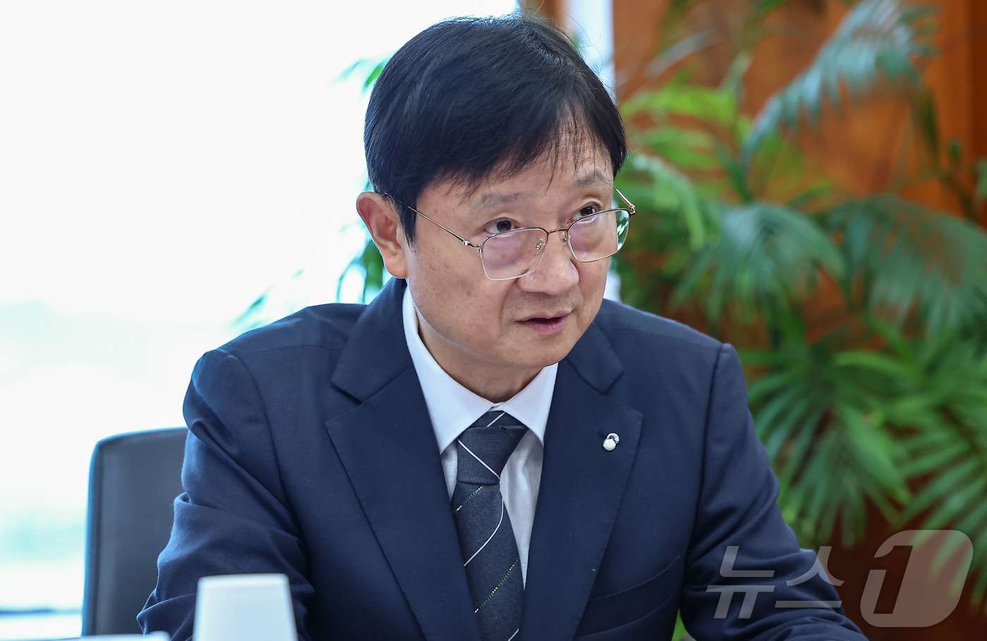 이찬진 금융감독원장이 23일 서울 영등포구 금융투자협회에서 열린 연구기관장과 간담회에서 모두발언을 하고 있다. 2025.9.23/뉴스1 ⓒ News1 김도우 기자