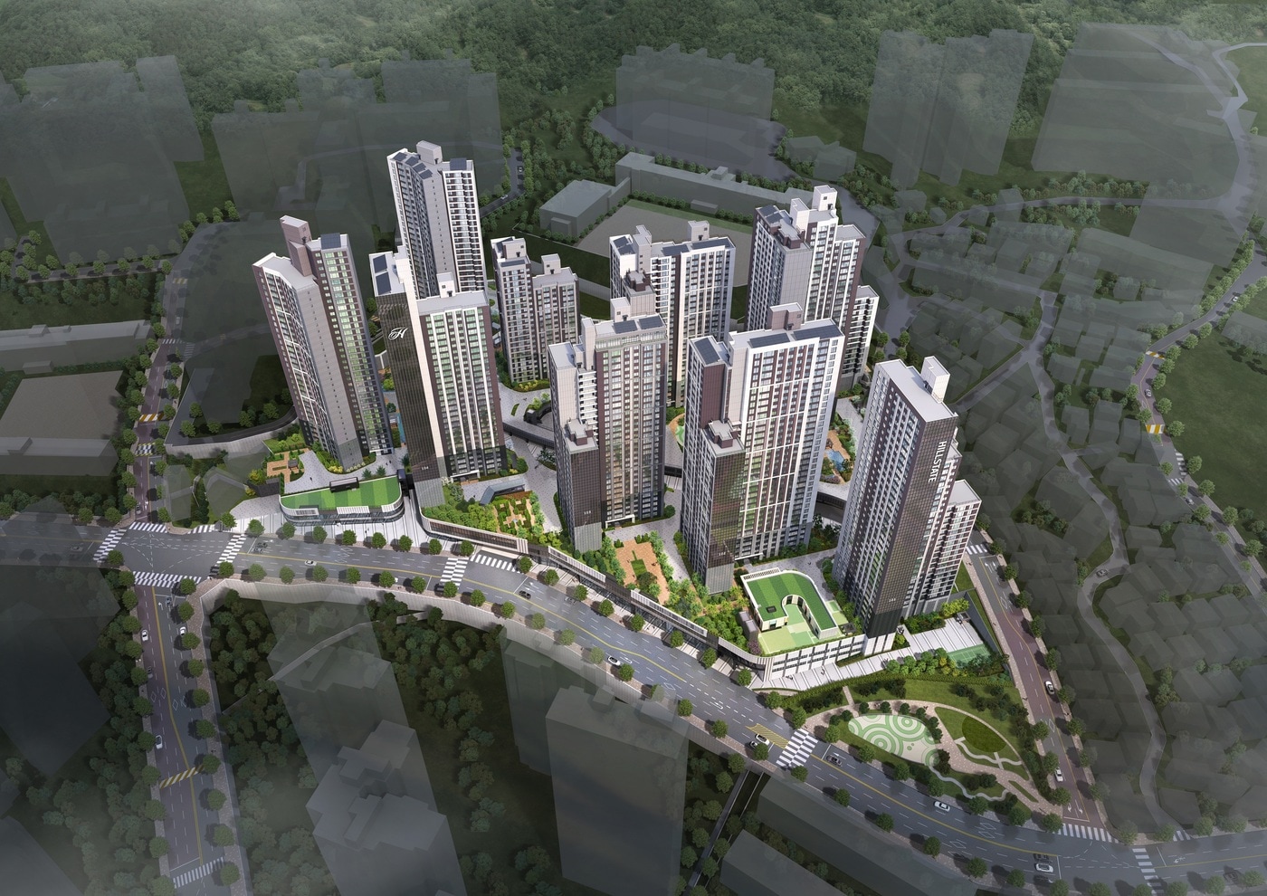 현대건설, 1068가구 대단지 '힐스테이트 사직아시아드' 9월 분양 - 뉴스1