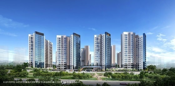 힐스테이트 e편한세상 문정 투시도(현대엔지니어링 제공) 뉴스1 ⓒ News1