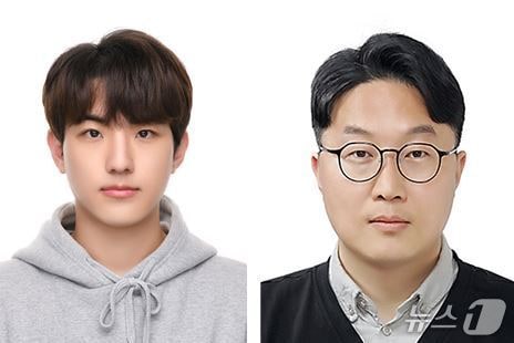 국립한밭대학교 대학원 응용소재공학과 홍유택 대학원생(왼쪽)과 신소재공학과 김정현 교수(한밭대 제공.재판매 및 DB금지)/뉴스1