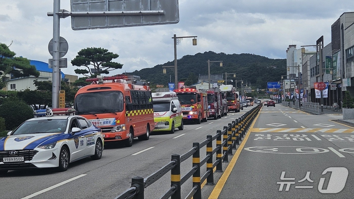 소방차량 길터주기 모습.(전북소방 제공. 재판매 및 DB금지)