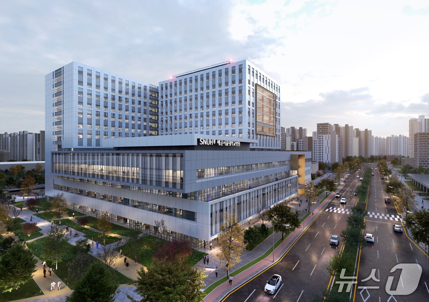 (가칭)시흥배곧서울대학교병원 투시도.(시흥시 제공)