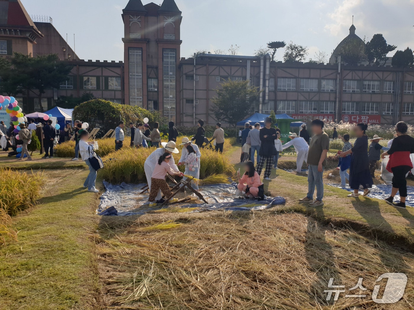 지난해 도시농부 가을걷이 체험행사.(시흥시 제공)