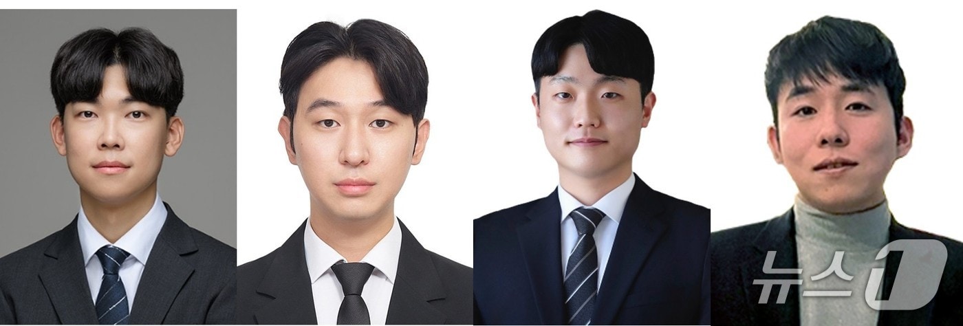 왼쪽부터 김호기 중앙대 교수, 김건우 네이버 클라우드 연구원, 채성원 서울대 박사과정, 윤상원 대검찰청 공익법무관.(중앙대 제공)