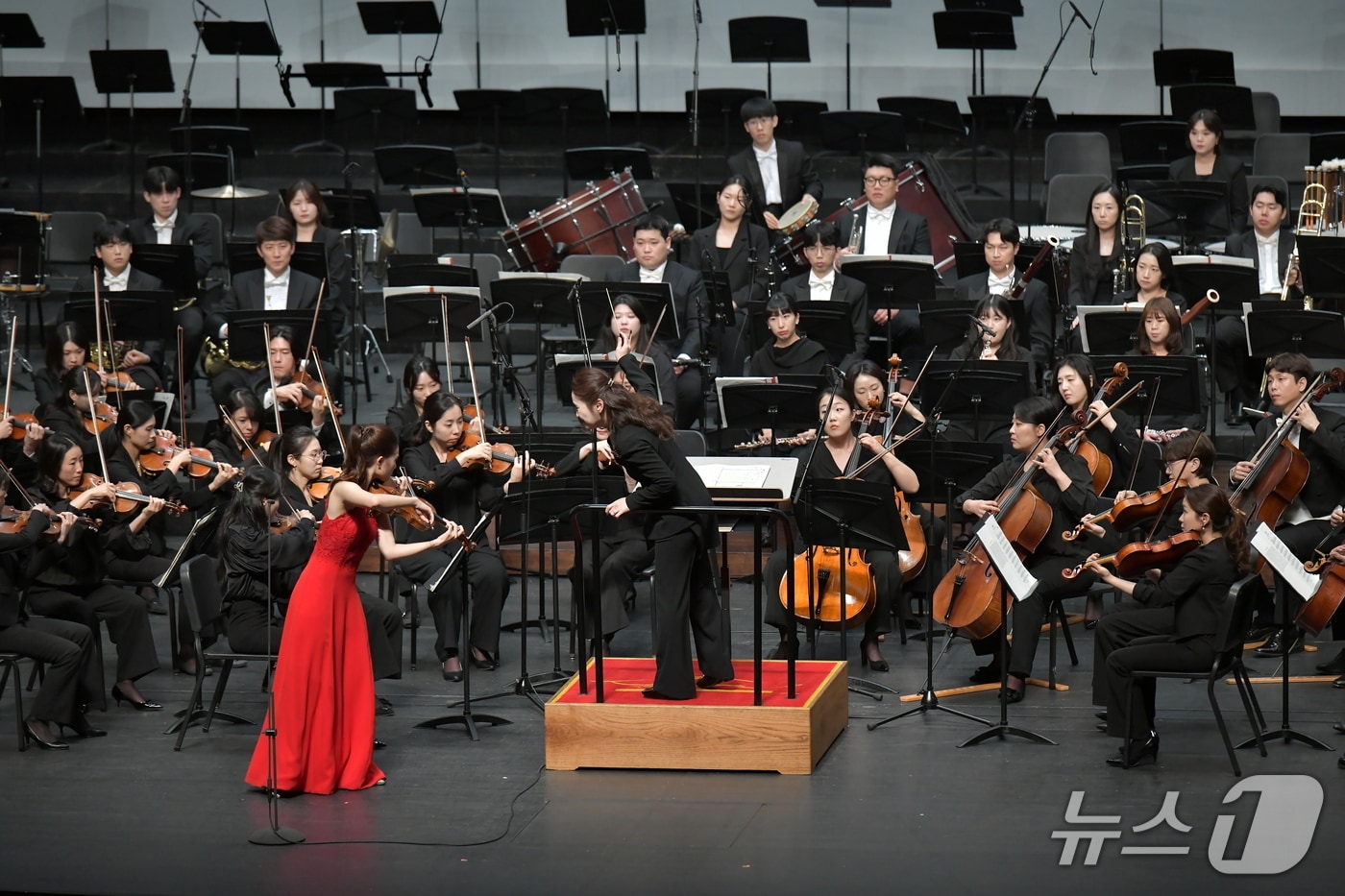 2025 장한나의 대전그랜드페스티벌 공연 모습.(대전예당 제공. 재판매 및 DB금지)/뉴스1