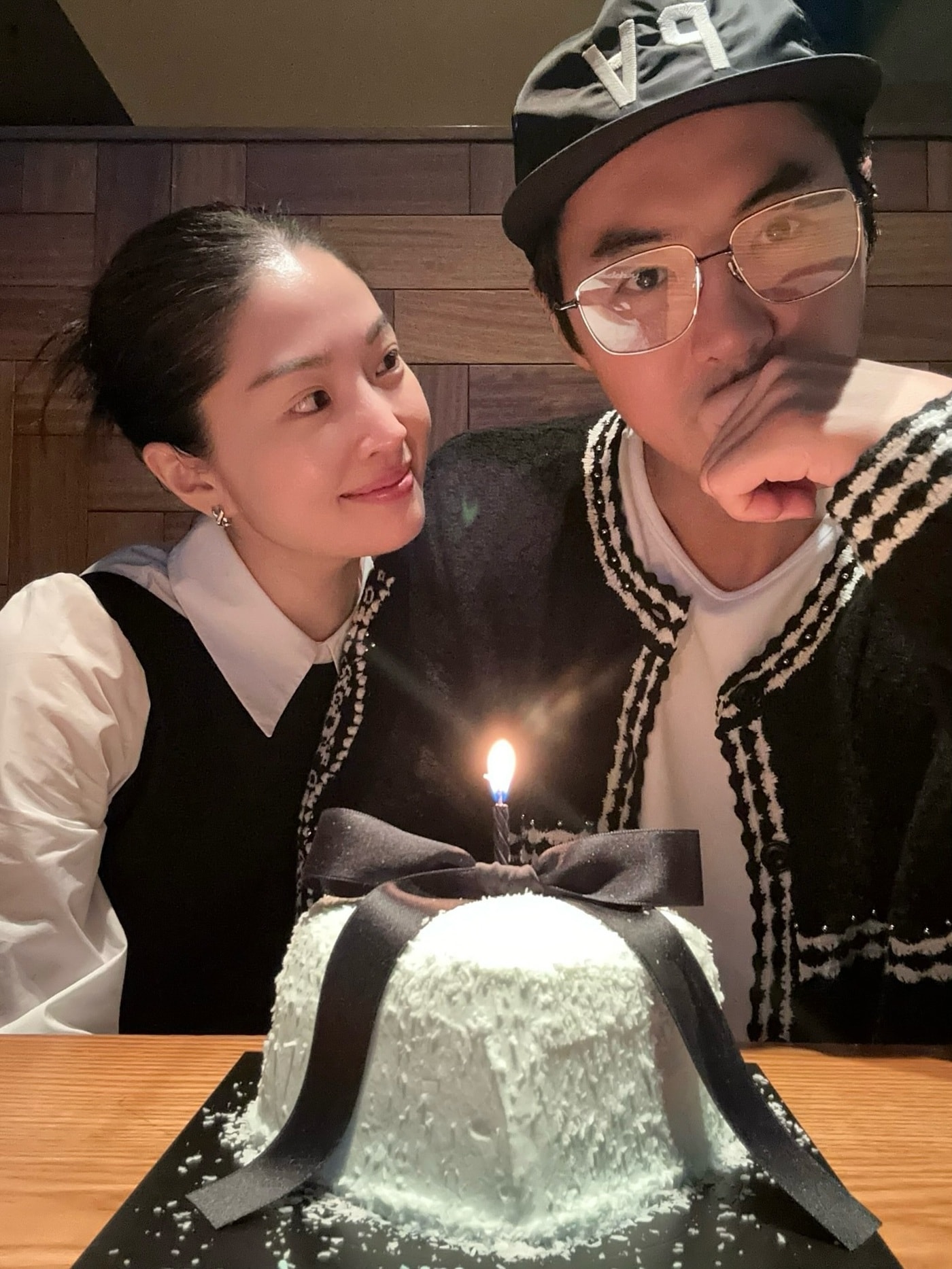 류이서(왼쪽)와 전진(류이서 SNS)