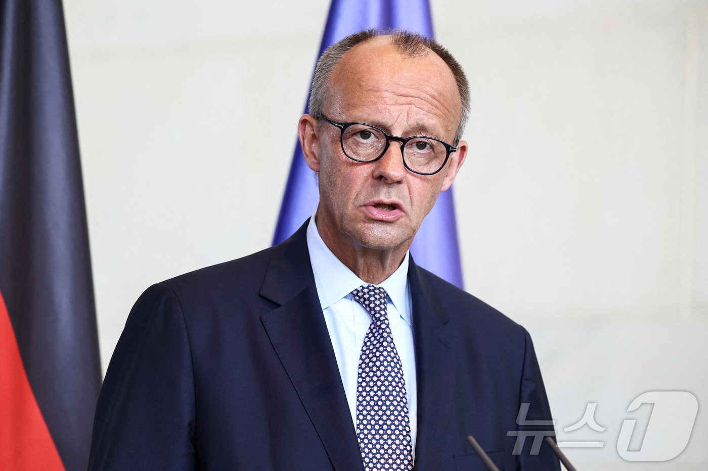 프리드리히 메르츠 독일 총리. 2025.8.13 ⓒ 로이터=뉴스1