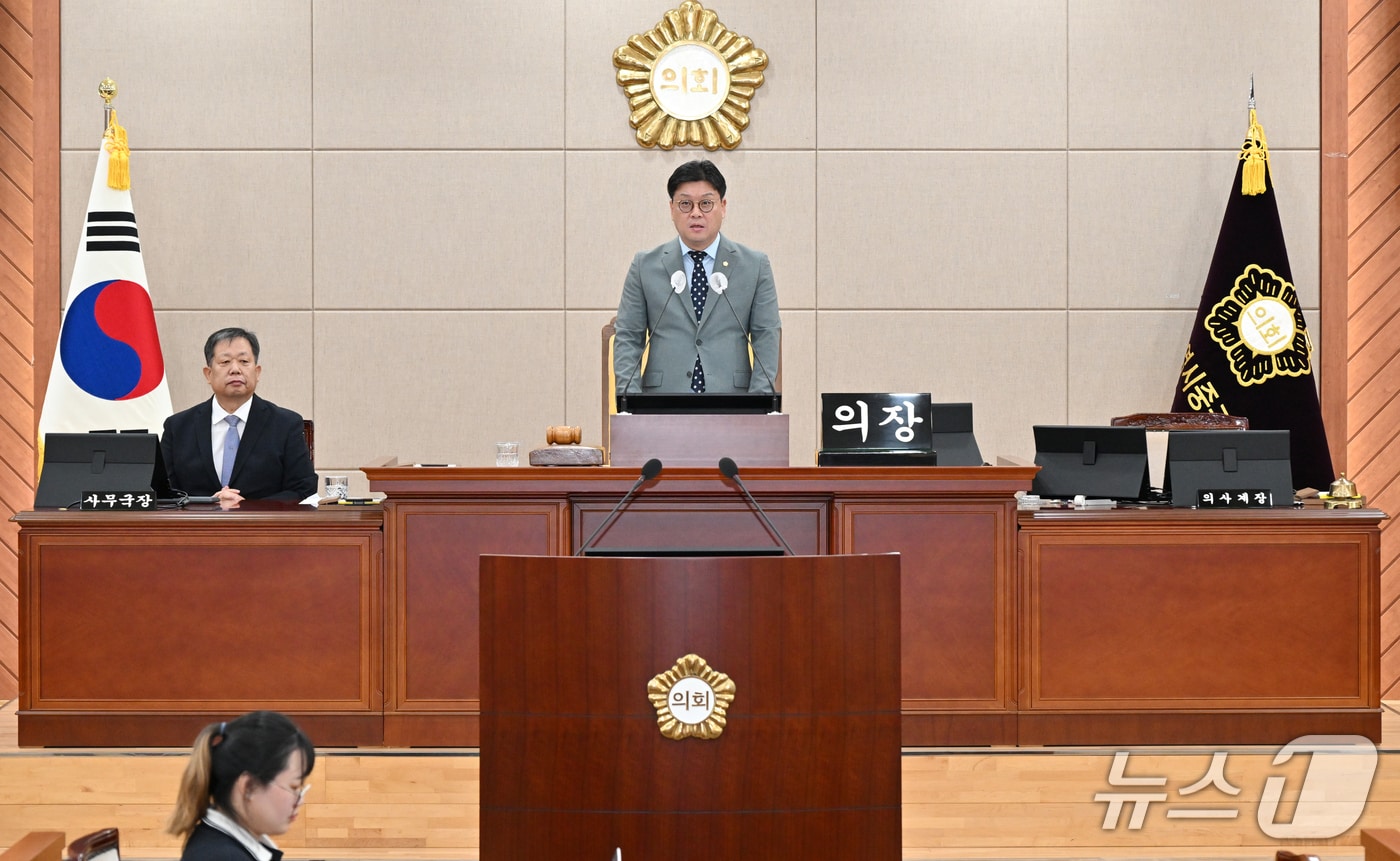 3일 울산 중구의회 제276회 임시회 제1차 본회의가 열리고 있다. (중구의회 제공. 재판매 및 DB 금지) /뉴스1