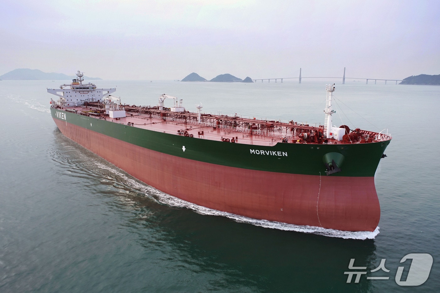 삼성중공업이 건조한 원유운반선&#40;삼성중공업 제공&#41;