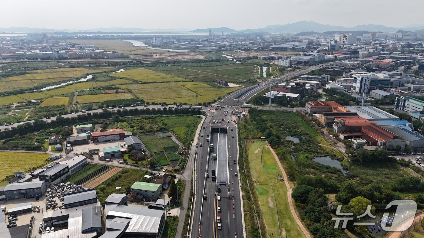 국지도 84호선 양촌산단 교차로 지하차도. (경기도 제공, 재판매 및 DB금지)