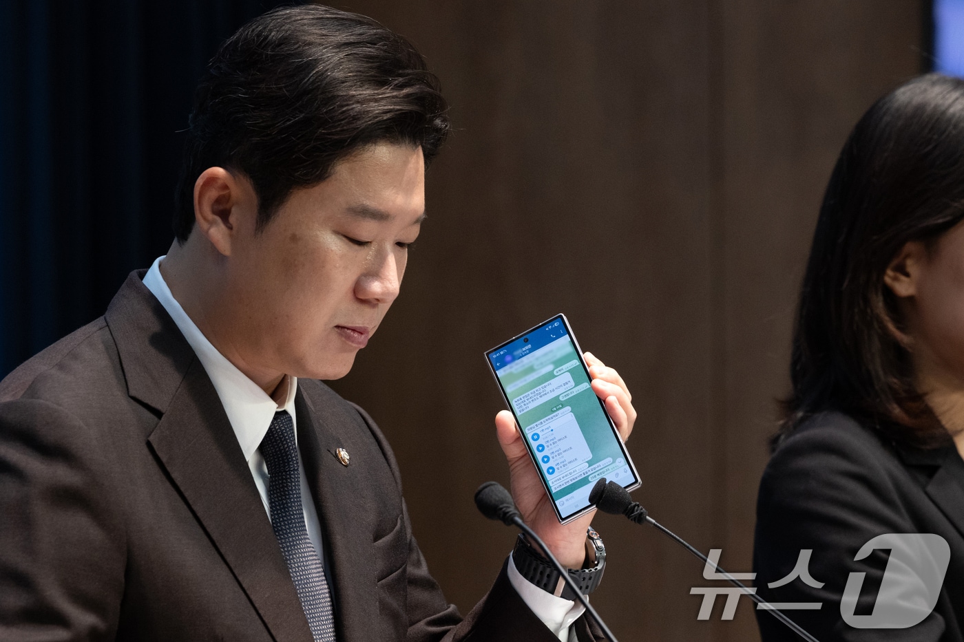 국회 기자회견 현장