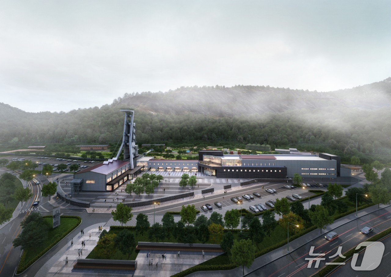 강원랜드가 내년 6월 정선군 사북 동원탄좌 부지에 개관할 예정인 탄광문화공원 &#39;M650&#39; 조감도. &#40;강원랜드 제공. 재판매 및 DB금지&#41; 2025.9.30/뉴스1