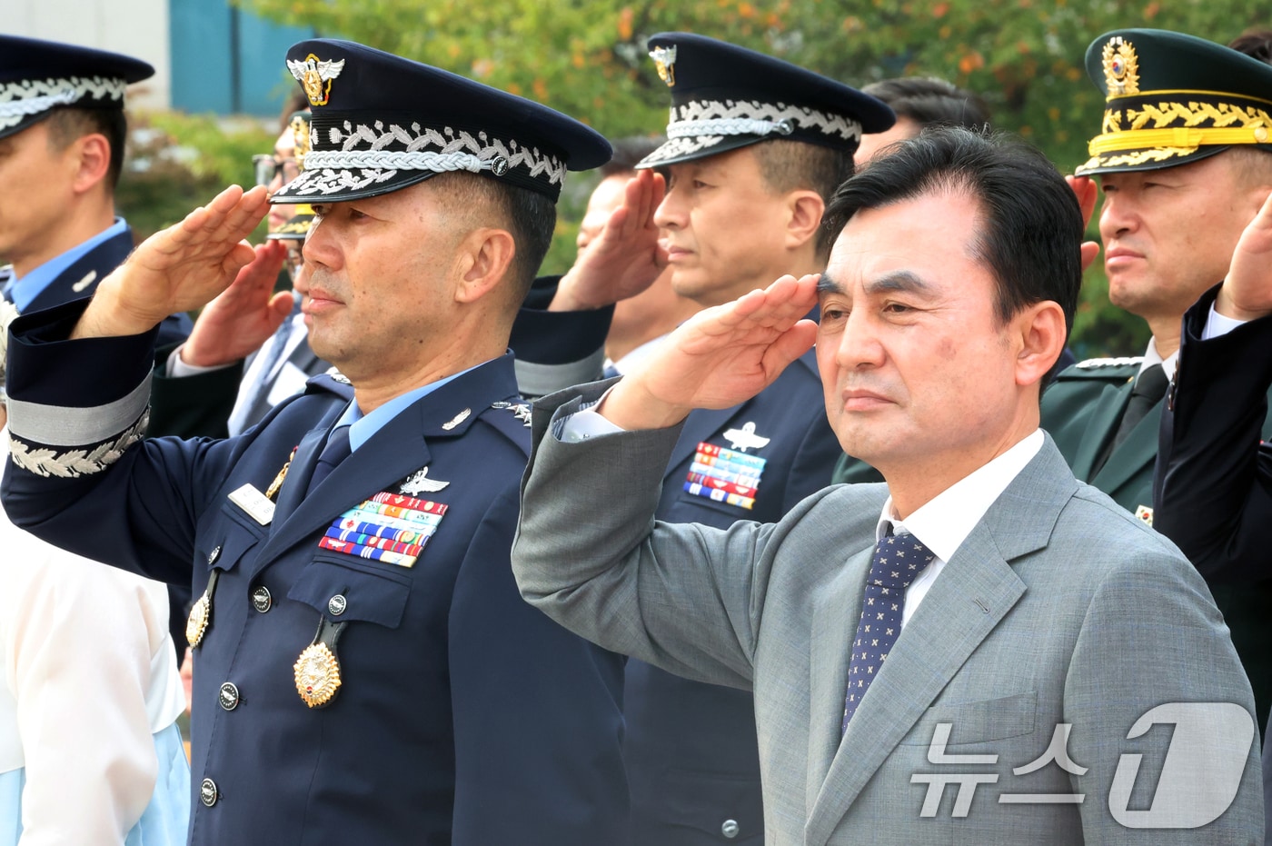 계룡대 행사장 전경
