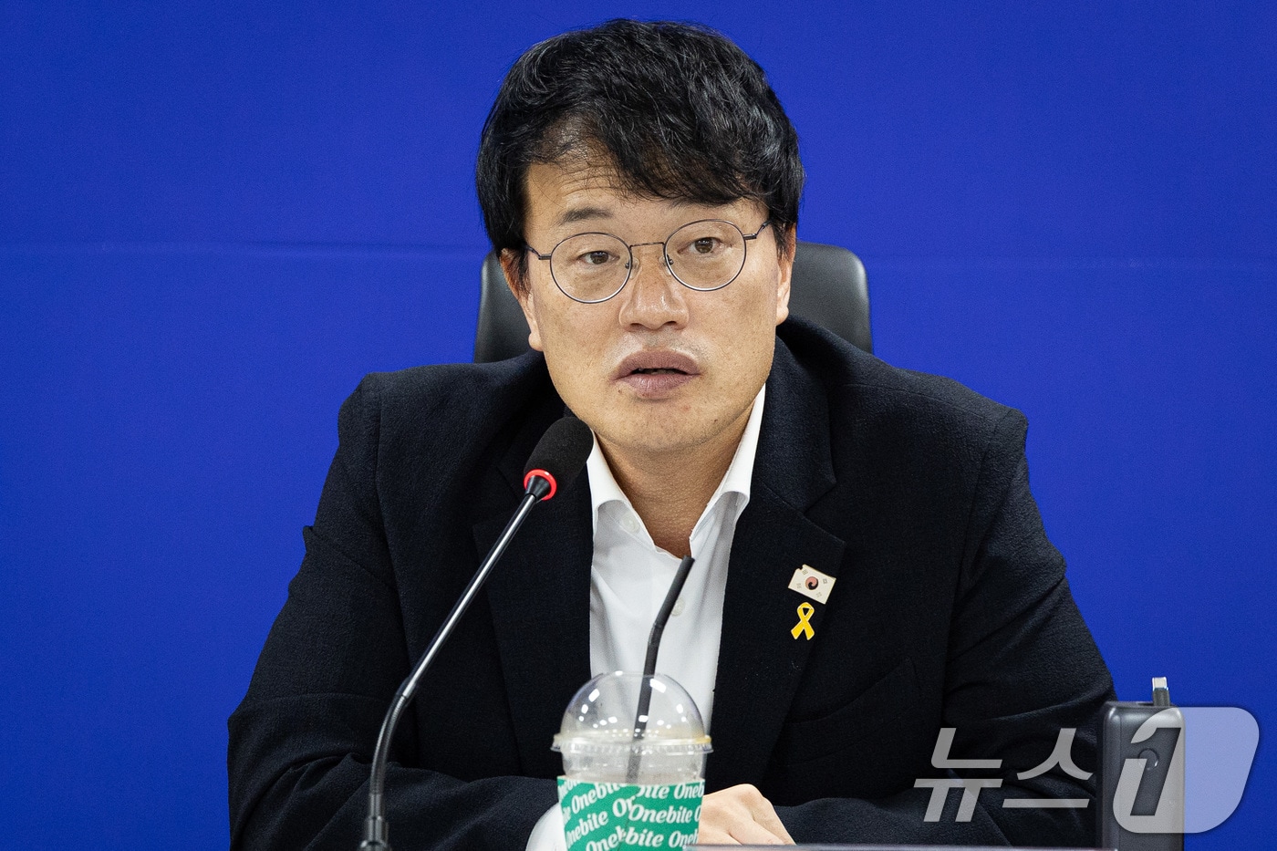 박주민 국회 보건복지위원장이 서울 여의도 국회 의원회관에서 열린 보건복지위원회 당·정·대 협의에서 모두 발언을 하고 있다. 2025.9.4/뉴스1 ⓒ News1 유승관 기자