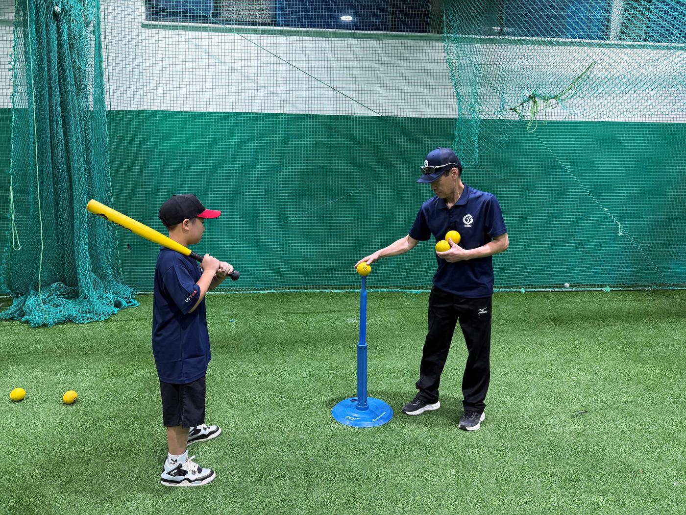 KBO 티볼 원데이 클래스. (KBO 제공)