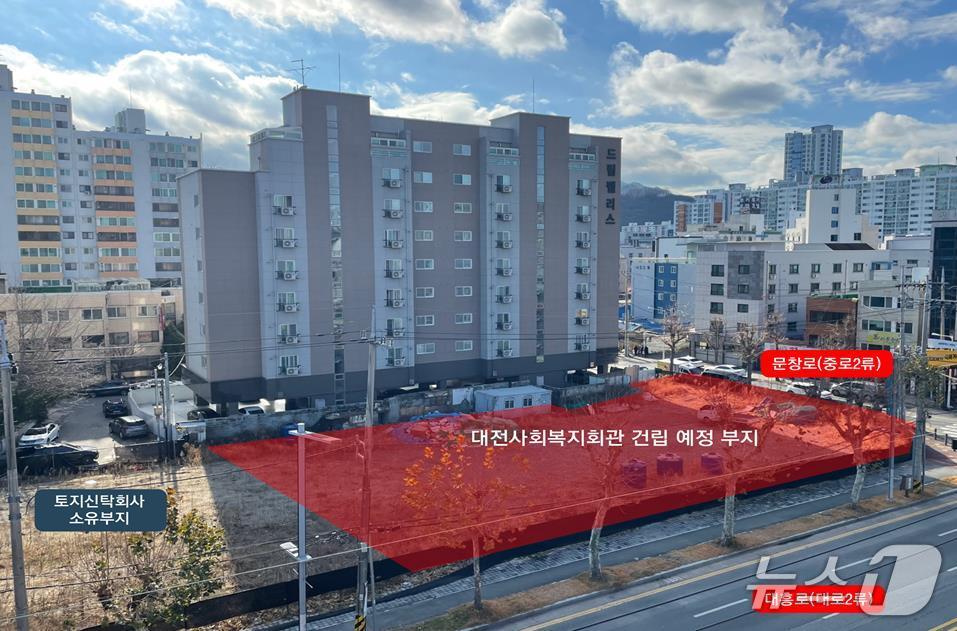 대전한화생명볼파크 주변 임시주차장 조성 부지.(대전시 제공. 재판매 및 DB금지)/뉴스1