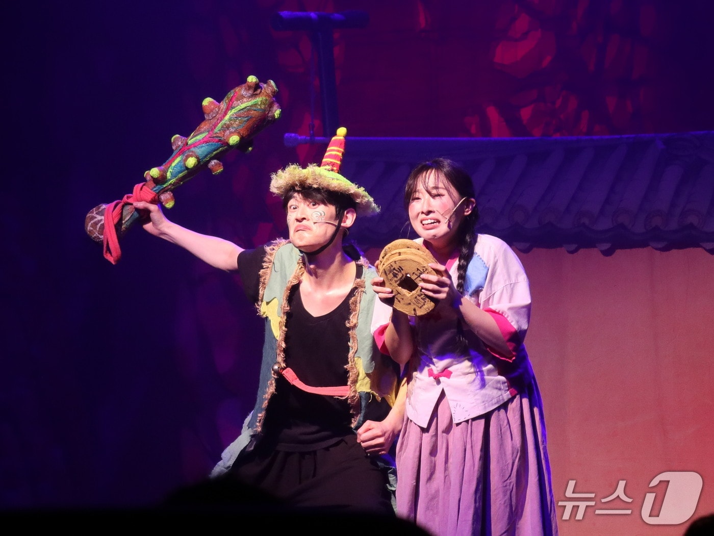 지난 6월28일 국립대구과학원에서 열린 '깜빡 도깨비야 같이 놀자' 연극놀이 공연 모습.(대구 달성군 제공.재판매 및 DB 금지)