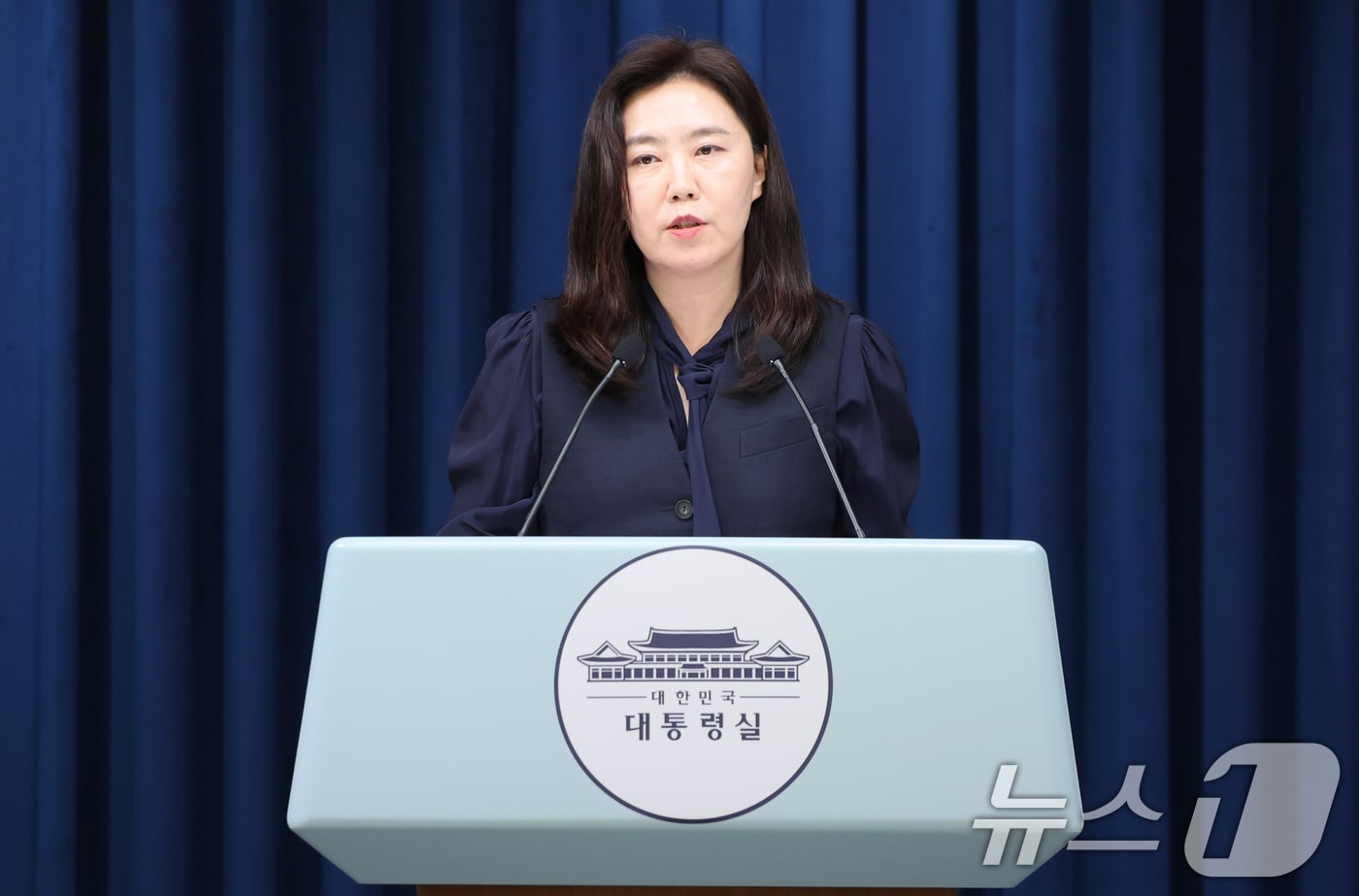 강유정 대통령실 대변인. 2025.9.9/뉴스1 ⓒ News1 허경 기자