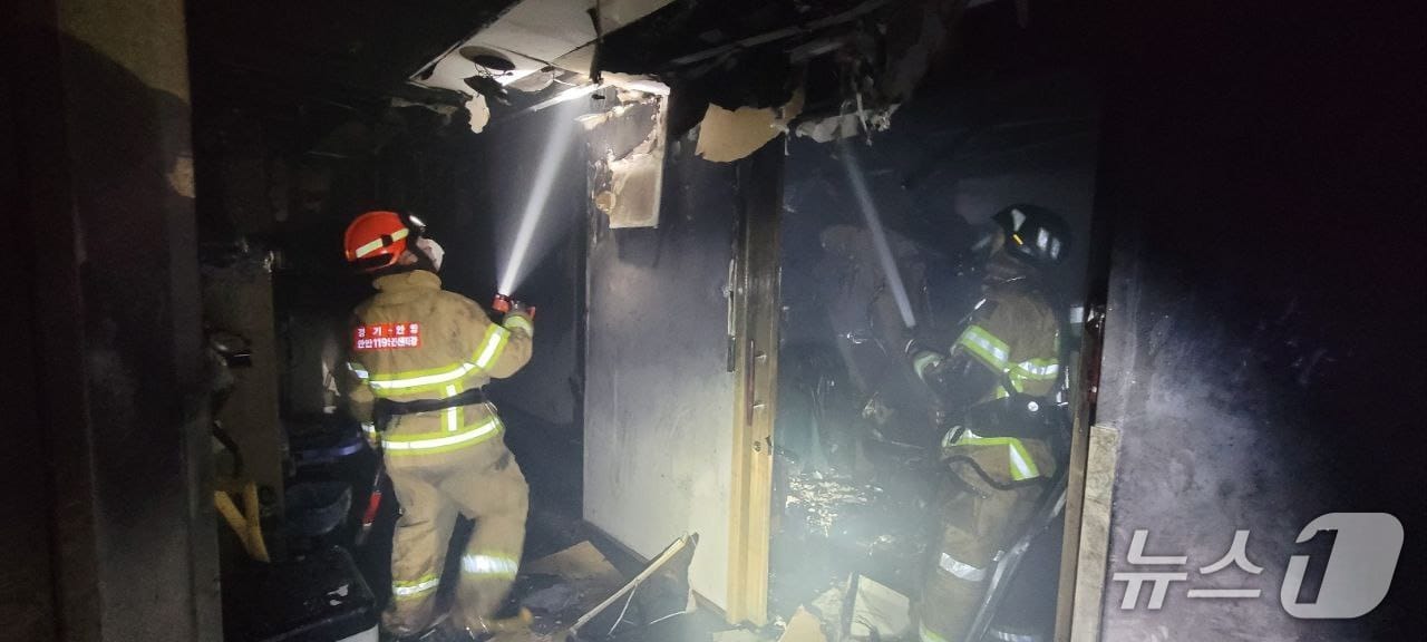 화재 현장. (경기도소방재난본부 제공. 재판매 및 DB 금지) 2026.1.1/뉴스1