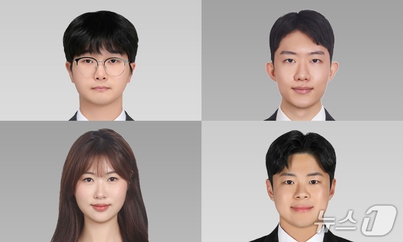 최우수상을 받은 '진짜인사이트'팀. 좌측 상단부터 시계방향으로 김일호·연동운·조영진·최가은 학생. (서강대 제공)