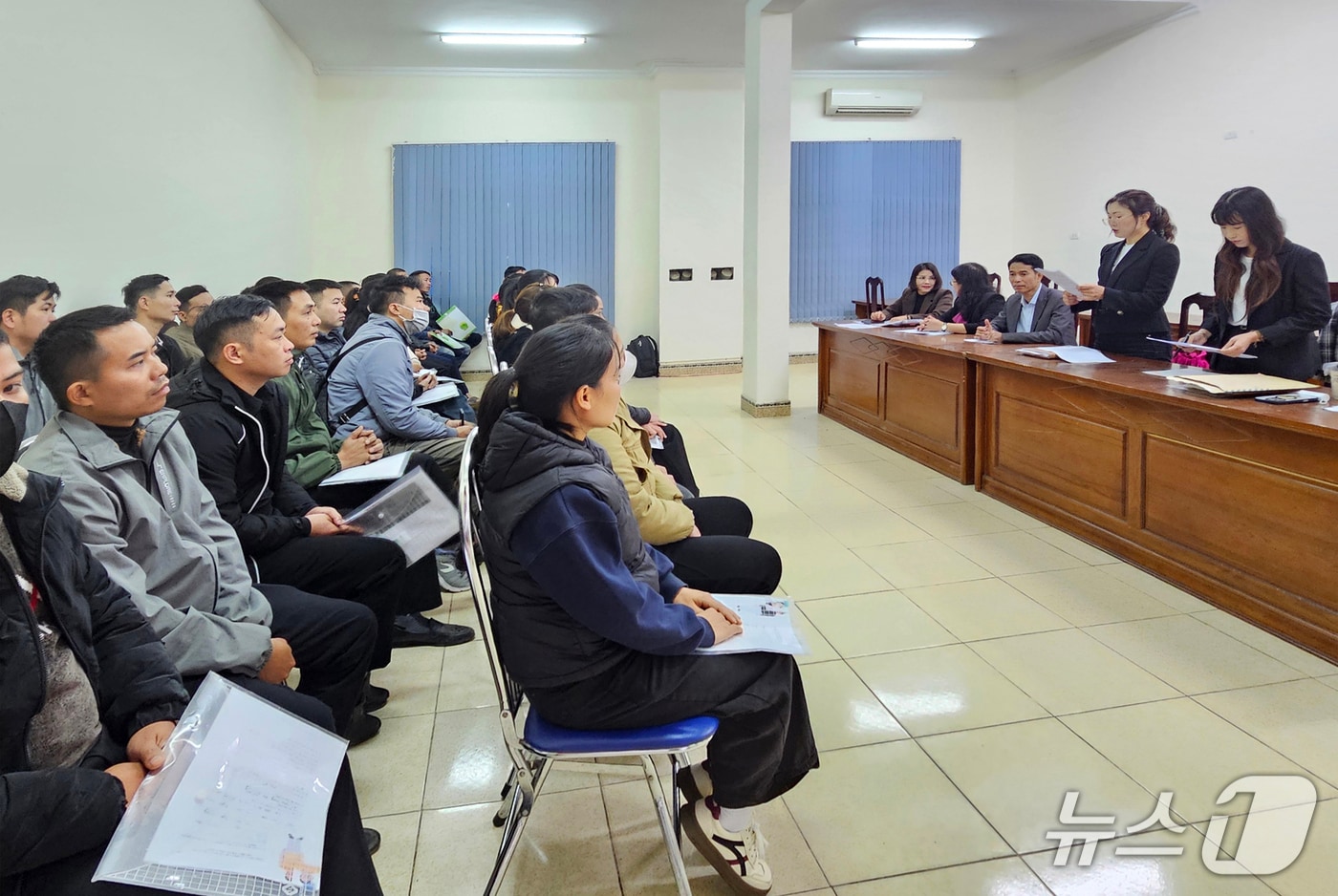 전북 임실군이 베트남에서 외국인 근로자 면접을 실시하고 있다.(임실군제공, 재판매 및 DB금지)2026.1.12/뉴스1