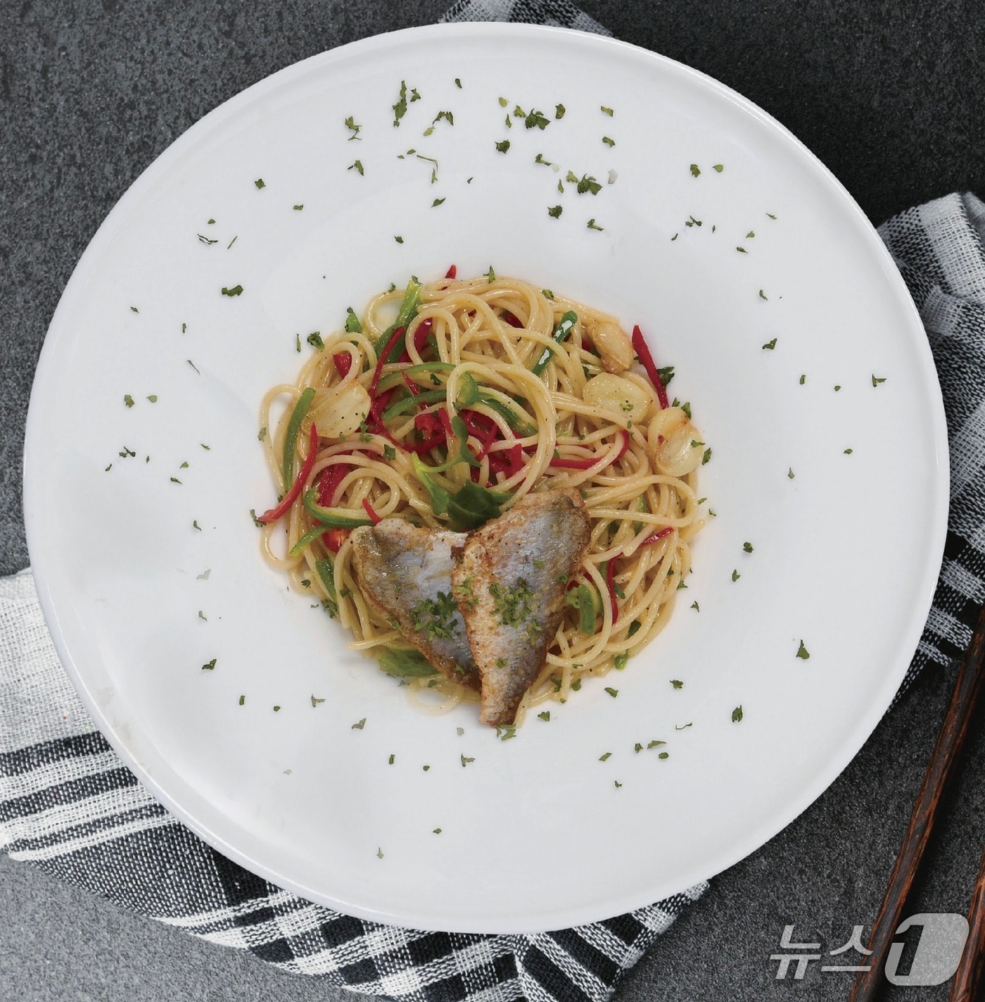 조기를 활용한 퓨전 요리 '참조기 파스타' (수과원 제공. 재판매 및 DB금지)