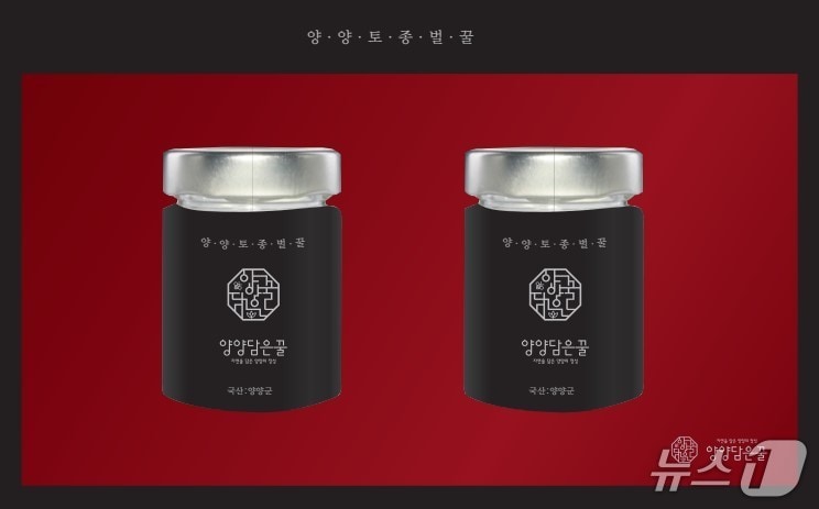 양양 토종꿀 소포장 시안.(양양군 제공, 재판매 및 DB 금지) 2026.1.13/뉴스1