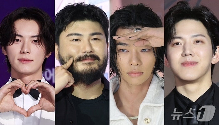 나영석PD 새 예능에 출연하는 이채민(왼쪽부터), 카더가든,타잔,도운ⓒ 뉴스1