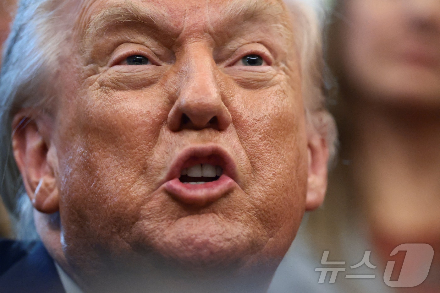 도널드 트럼프 미국 대통령이 14일(현지시간) 워싱턴DC 백악관에서 열린 어린이 건강을 위한 우유 공급 관련 법안 서명 행사에서 발언하고 있다. 2026.01.14. ⓒ 로이터=뉴스1 ⓒ News1 류정민 특파원