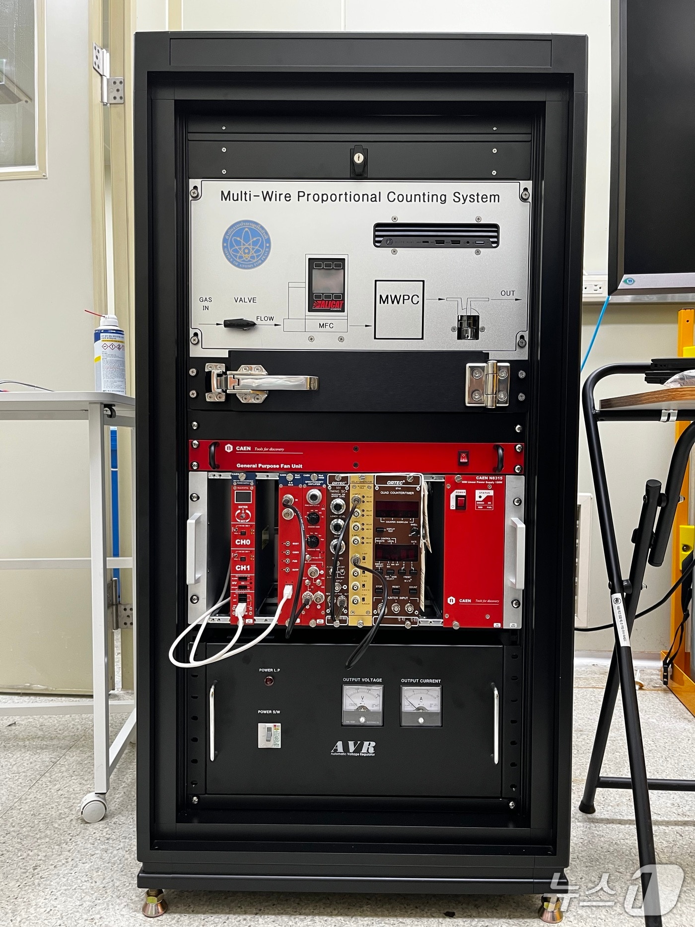 한국표준과학연구원이 태국 원자력청에 수출한 면적선원 표면방출률 측정 일차표준기(표준연 제공) /뉴스1