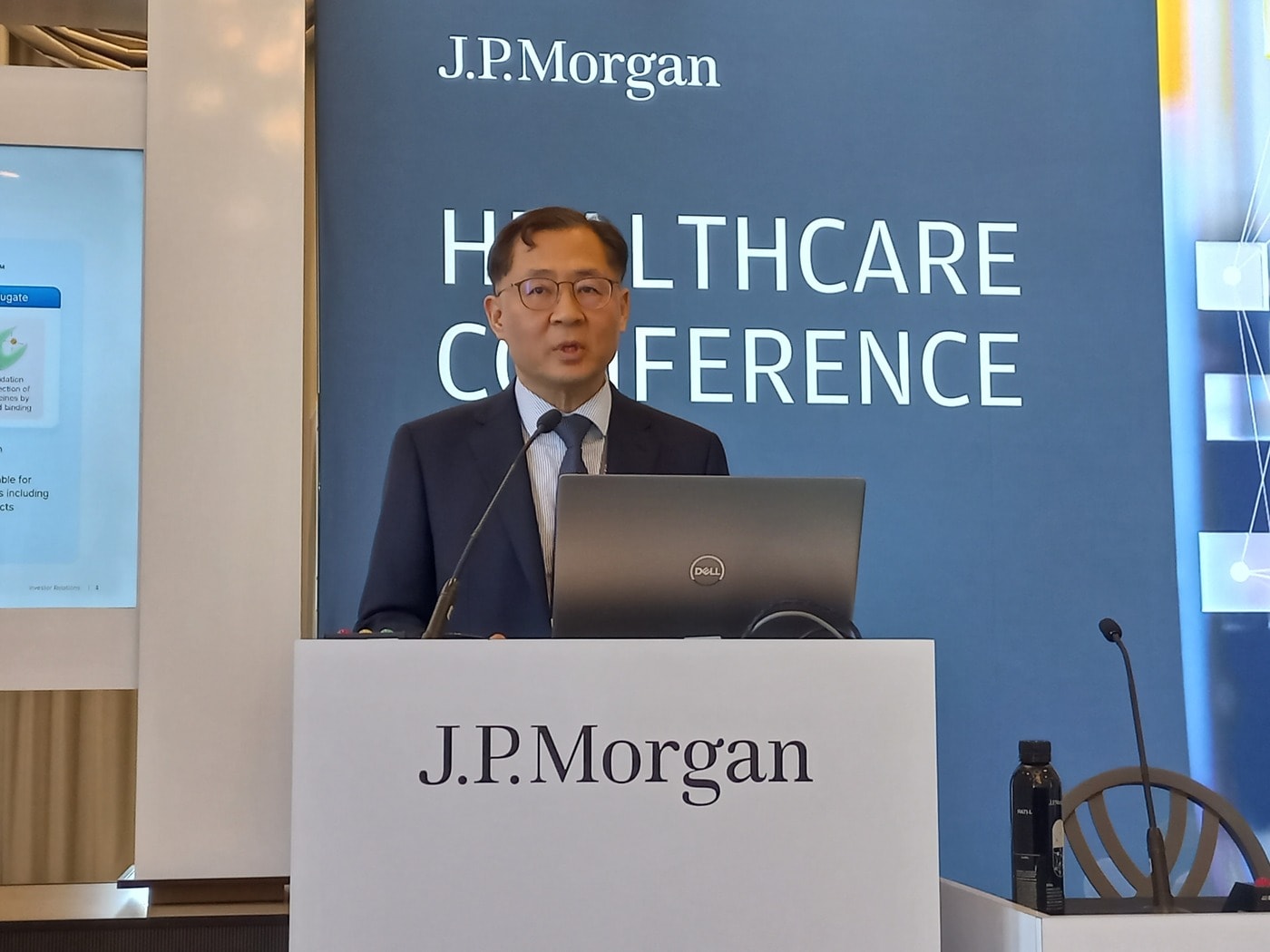  2026 JP모건 헬스케어 콘퍼런스 APAC 트랙 발표를 진행한 전태연 알테오젠 대표. (알테오젠 제공)
