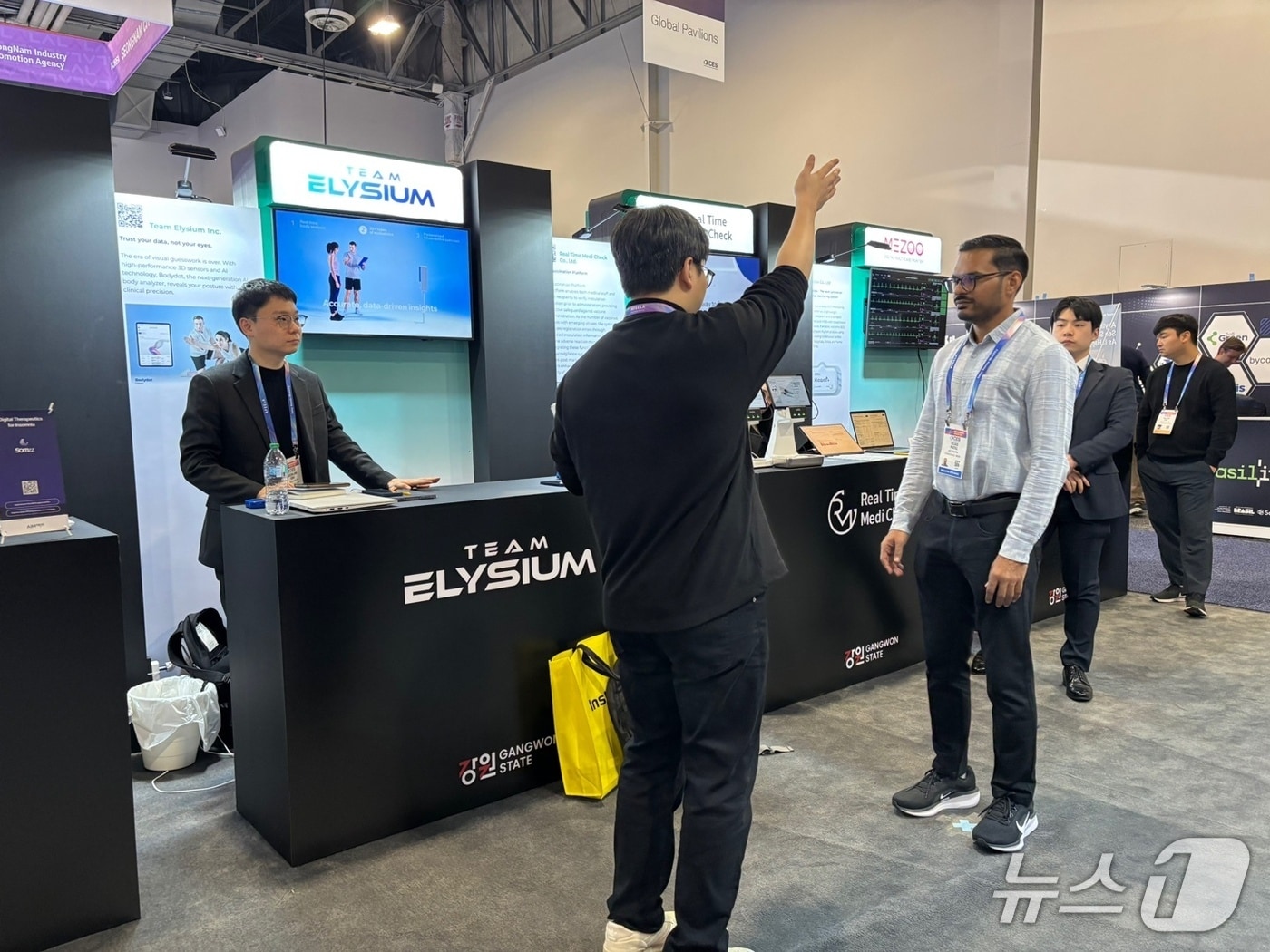 강원 원주시와 원주의료기기산업진흥원, 원주미래산업진흥원이 지난 6~9일 미국 라스베이거스에서 열린 'CES 2026'에 참가했다. (원주시 제공. 재판매 및 DB금지) 2026.1.16/뉴스1