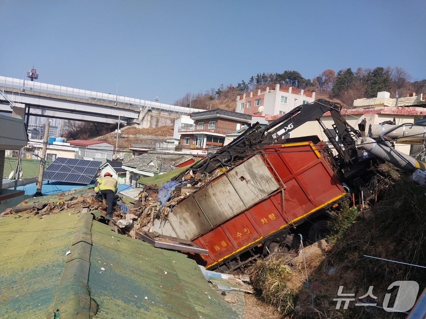 사고 현장 모습 (소방 제공. 재판매 및 DB금지)