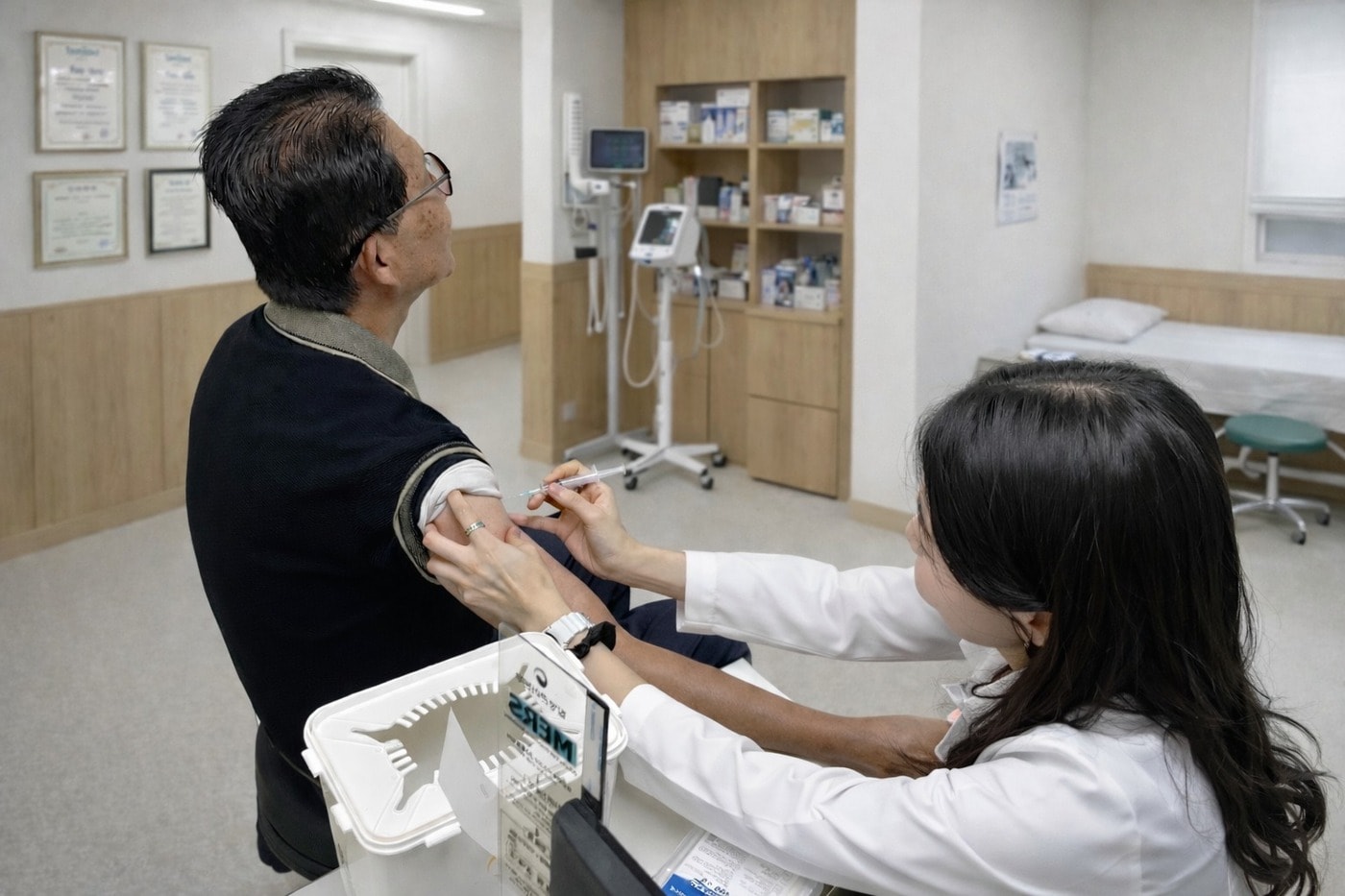 대상포진 예방접종 모습(노원구 제공)