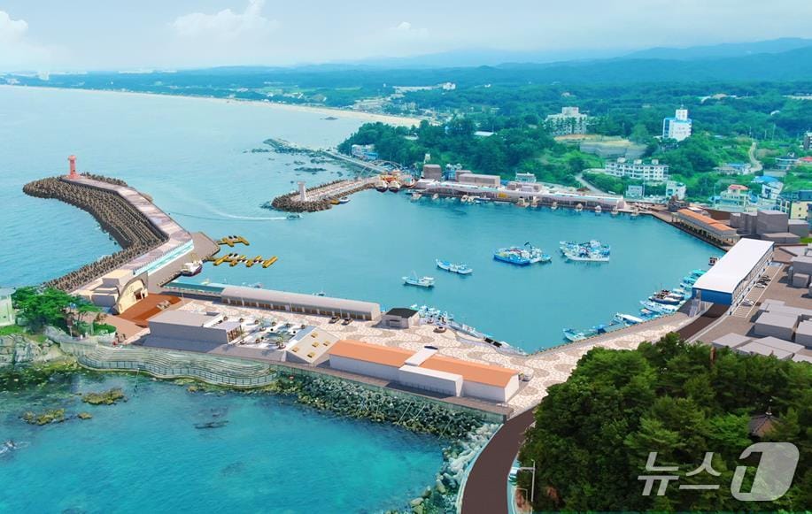남애항 클린 국가어항 사업 조감도.(양양군 제공, 재판매 및 DB 금지) 2026.1.19/뉴스1