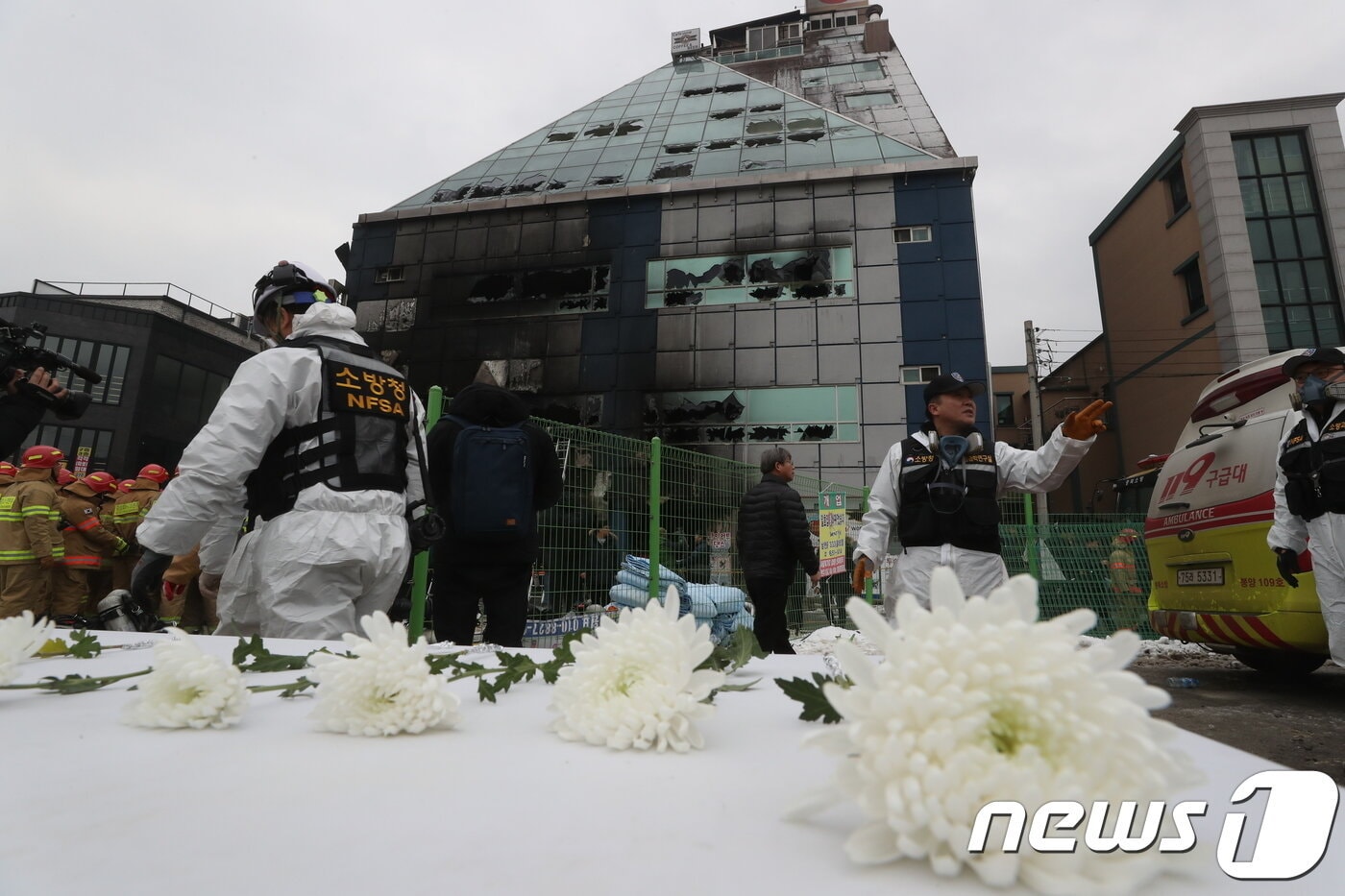  제천 참사 현장 ⓒ News1