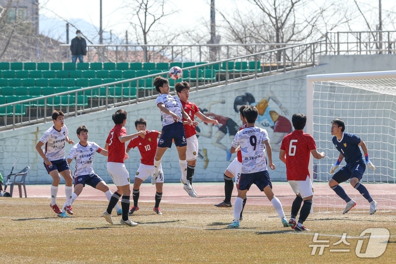 지난해 백운기 전국 고교축구대회 모습