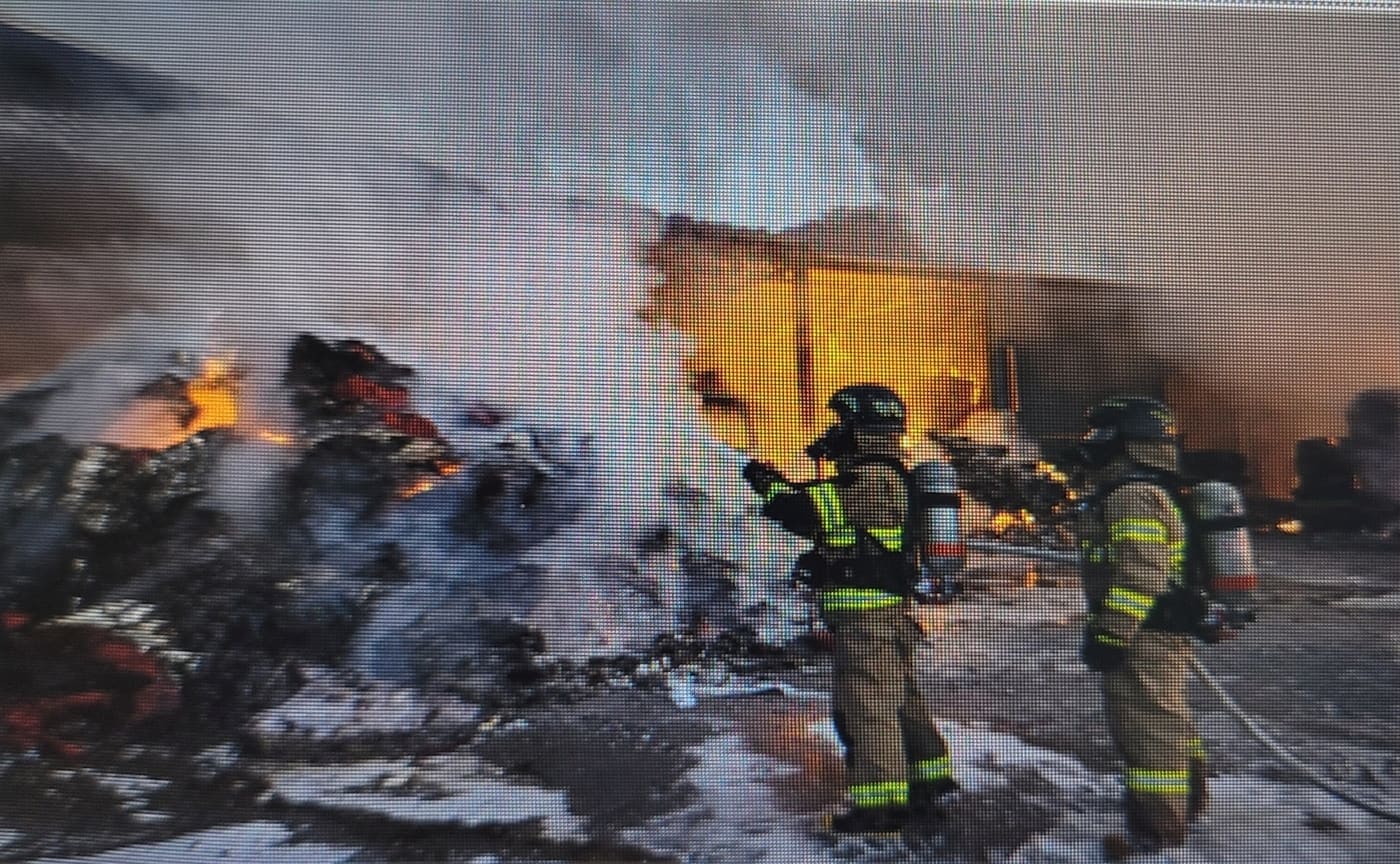 세종 자원순환시설 화재. (세종소방본부 제공. 재판매 및 DB 금지)